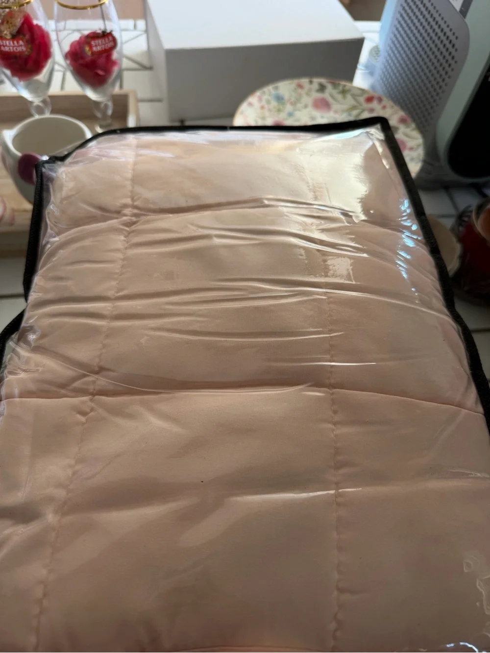 Pink Weighted Blanket Bedding Throw - Brand Unspecified